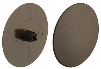 Hafele Заглушка для Hafele Maxifix,коричневая, упаковка - 10 штук, 262.87.190